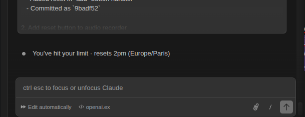 Limite de requêtes atteinte